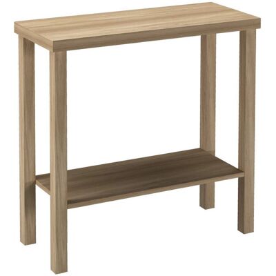 URBN Living - Oak 2-Tier Narrow Console Table URBN Living - Oak 2-Tier Narrow Console Table