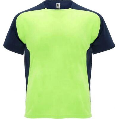 Roly Kids Bugatti Fluro Green/Navy T-Shirt - Kids Sports Top Roly Kids Bugatti Fluro Green/Navy T-Shirt - Kids Sports Top