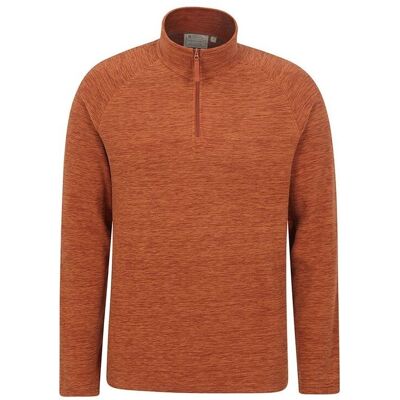 Mountain Warehouse Snowdon II Fleece Top - Rood/oranje/bruin - XXS Mountain Warehouse Snowdon II Fleece Top - Rood/oranje/bruin - XXS