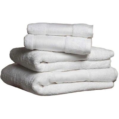 Towel City Organic Hand Towel - White - Hand Towel Towel City Organic Hand Towel - White - Hand Towel