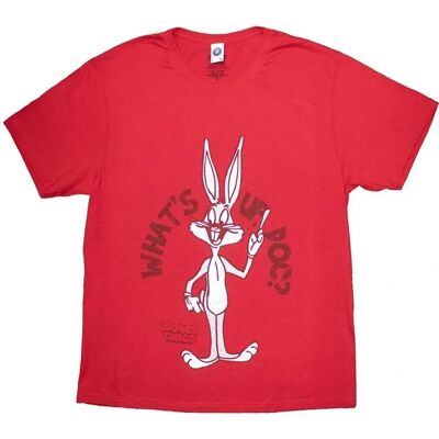Looney Tunes Bugs Bunny Maglietta Rossa XXL Looney Tunes Bugs Bunny Maglietta Rossa XXL