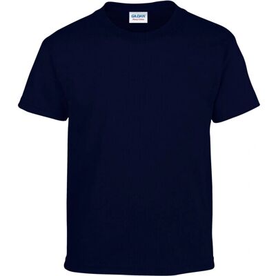 Gildan Navy Lightweight T-Shirt - Kids, Model, Short Sleeve Gildan Navy Lightweight T-Shirt - Kids, Model, Short Sleeve