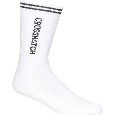 Crosshatch Heren Peppy Sport Sokken - Doos van 3 Crosshatch Heren Peppy Sport Sokken - Doos van 3