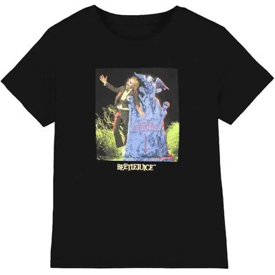 T-Shirt unisex XL Beetlejuice nero - Adulto T-Shirt unisex XL Beetlejuice nero - Adulto