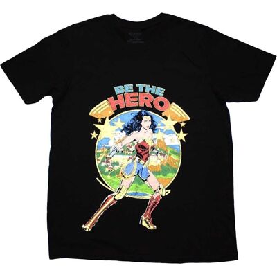 Wonder Woman Unisex Adult Sii l'Eroe Maglietta - Maglietta Wonder Woman Unisex Adult Sii l'Eroe Maglietta - Maglietta