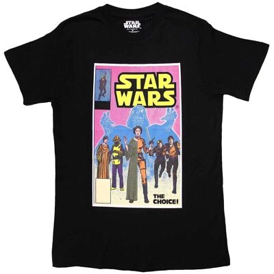 Star Wars La Scelta Maglietta Nera - Unisex Adulto Copertina di Fumetto Star Wars La Scelta Maglietta Nera - Unisex Adulto Copertina di Fumetto