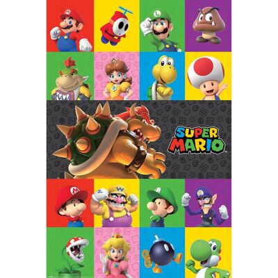 Super Mario Characters Poster - 61cm x 91cm - Poster Super Mario Characters Poster - 61cm x 91cm - Poster