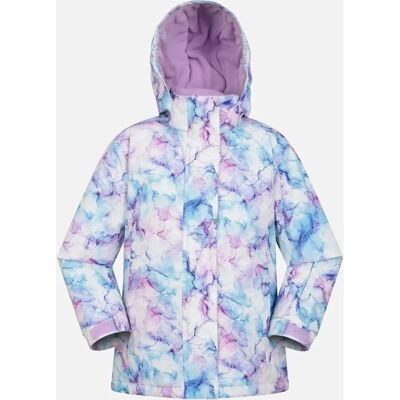 Mountain Warehouse Kinder Waterverf Ski Jas - Roze 5-6Y Mountain Warehouse Kinder Waterverf Ski Jas - Roze 5-6Y
