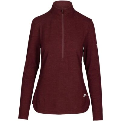 Trespass Kansas Actieve Top - Mulberry Marl - S Trespass Kansas Actieve Top - Mulberry Marl - S