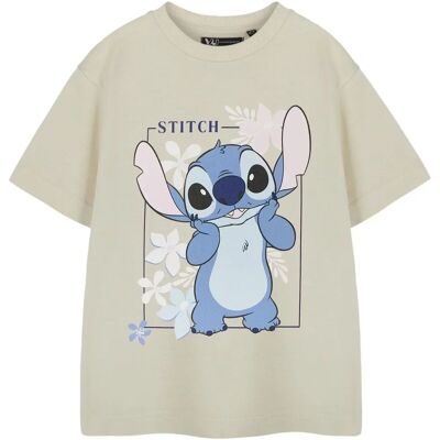 Lilo & Stitch - Stitch Short-Sleeve Tee - Avena - 7-8 Anni - T-Shirt Lilo & Stitch - Stitch Short-Sleeve Tee - Avena - 7-8 Anni - T-Shirt