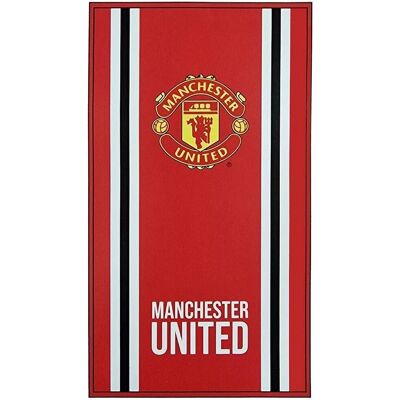 Manchester United FC Core Raidallinen Pyyhe - Punainen/Valkoinen - Pyyhe Manchester United FC Core Raidallinen Pyyhe - Punainen/Valkoinen - Pyyhe