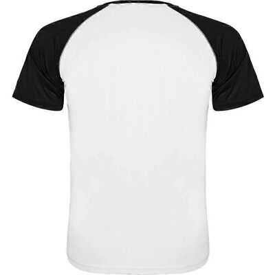 Roly Indianapolis Black/White Short-Sleeved Sports T-Shirt Roly Indianapolis Black/White Short-Sleeved Sports T-Shirt