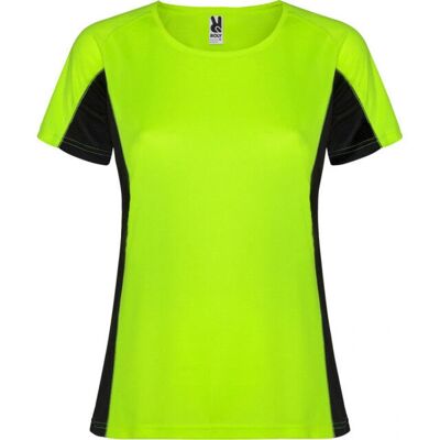 Roly Shanghai Short-Sleeved Sports T-Shirt - Breathable, Contrast, Crew Roly Shanghai Short-Sleeved Sports T-Shirt - Breathable, Contrast, Crew