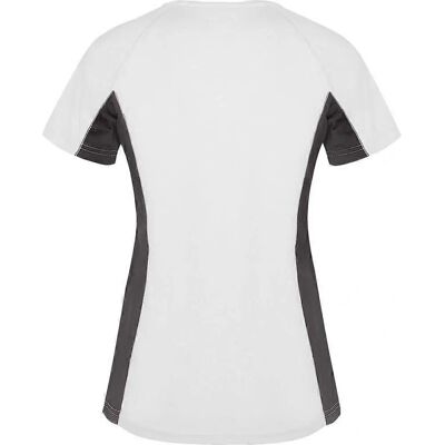 Roly Shanghai Short-Sleeved Sports T-Shirt - Breathable, Contrast Panel Roly Shanghai Short-Sleeved Sports T-Shirt - Breathable, Contrast Panel