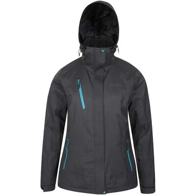 Mountain Warehouse Damen Bracken Extreme 3-in-1 Wasserdichte Jacke - Schwarz - Größe 16 Mountain Warehouse Damen Bracken Extreme 3-in-1 Wasserdichte Jacke - Schwarz - Größe 16