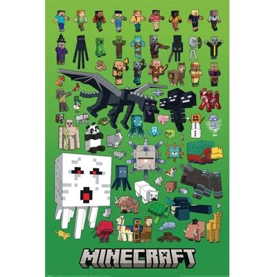 Minecraft UTPM10656 Black Poster - poster Minecraft UTPM10656 Black Poster - poster
