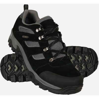 Mountain Warehouse Herren Wasserdichte Wildleder Wanderschuhe - Schwarz Mountain Warehouse Herren Wasserdichte Wildleder Wanderschuhe - Schwarz