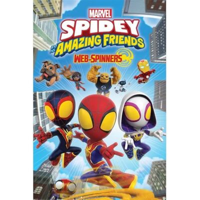 Spidey And His Amazing Friends Maxi Paper Poster - Poster Spidey And His Amazing Friends Maxi Paper Poster - Poster