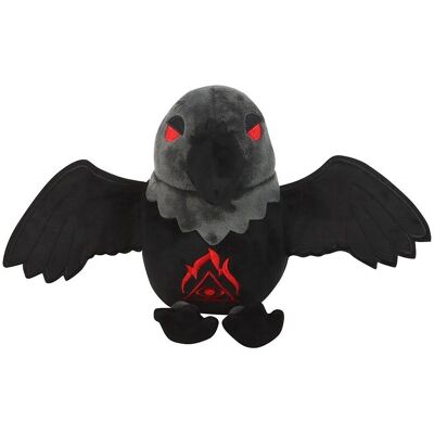 Something Different Raven Plush Toy - Embroidered - 21.5cm - Plush Toy Something Different Raven Plush Toy - Embroidered - 21.5cm - Plush Toy