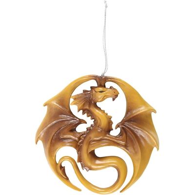 Anne Stokes Dragon Medal Ornament - Ornamental Hanging Decor Anne Stokes Dragon Medal Ornament - Ornamental Hanging Decor