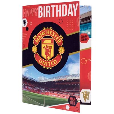 Manchester United FC - Musical Birthday Card - syntymäpäiväkortti Manchester United FC - Musical Birthday Card - syntymäpäiväkortti