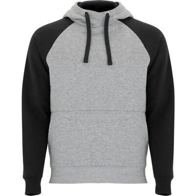 Roly Childrens Kids Hoodie Heather Grey & Black 3-4Y Roly Childrens Kids Hoodie Heather Grey & Black 3-4Y
