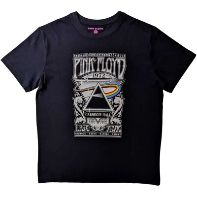 Pink Floyd 11-12 Years Black T-Shirt - Kids Carnegie Hall Poster Pink Floyd 11-12 Years Black T-Shirt - Kids Carnegie Hall Poster