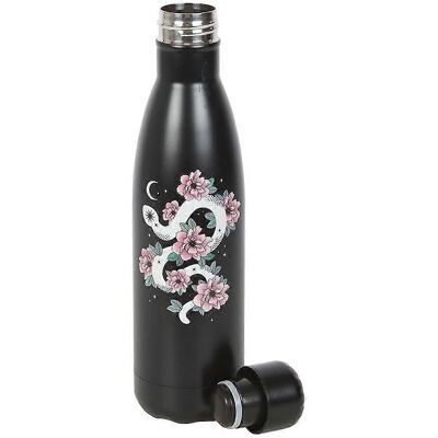 Something Different Steel Water Bottle - Floral Snake - 500ml Something Different Steel Water Bottle - Floral Snake - 500ml