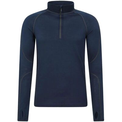 Mountain Warehouse Asgard III Merino Wol Thermo Top - Donkerblauw Mountain Warehouse Asgard III Merino Wol Thermo Top - Donkerblauw