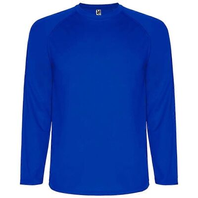 Roly Montecarlo Long-Sleeved Sports T-Shirt - Men's Blue M Roly Montecarlo Long-Sleeved Sports T-Shirt - Men's Blue M