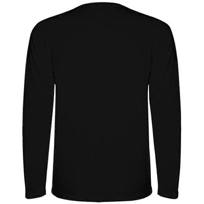 Roly Montecarlo Black Long-Sleeve Sports T-Shirt - T-Shirt Roly Montecarlo Black Long-Sleeve Sports T-Shirt - T-Shirt