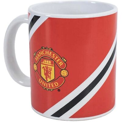 Tasse Manchester United FC Core à rayures - Rouge/noir/blanc - Tasse - Publicité Tasse Manchester United FC Core à rayures - Rouge/noir/blanc - Tasse - Publicité