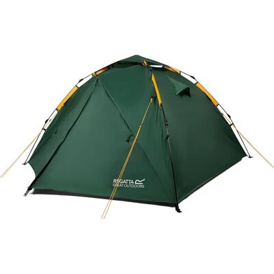 Regatta 3 Persoons Instant Tent - Waterdicht, Pop-up, Glasfiber Regatta 3 Persoons Instant Tent - Waterdicht, Pop-up, Glasfiber