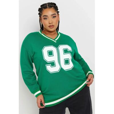 Yours Green 96 Varsity Sweatshirt - Sweatshirt Yours Green 96 Varsity Sweatshirt - Sweatshirt