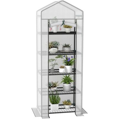 Outsunny 5 Tier Mini Greenhouse Grow House - Greenhouse Outsunny 5 Tier Mini Greenhouse Grow House - Greenhouse