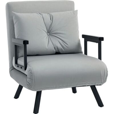 HOMCOM Single Chair Bed - Convertible to Bed - Modern Style HOMCOM Single Chair Bed - Convertible to Bed - Modern Style
