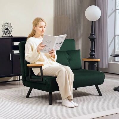 HOMCOM Click Clack 2 Seater Sofa Bed - Sofa Bed HOMCOM Click Clack 2 Seater Sofa Bed - Sofa Bed