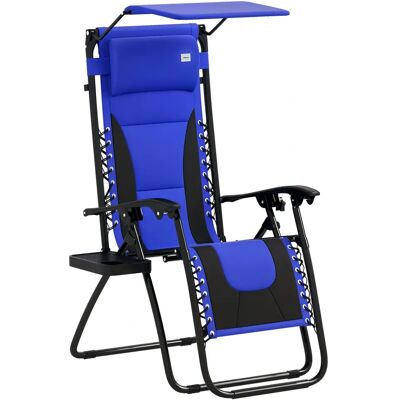 Outsunny - Zero Gravity Lounger - Folding - Lounge Chair Outsunny - Zero Gravity Lounger - Folding - Lounge Chair