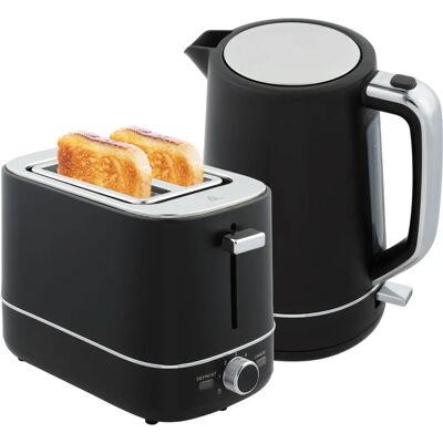 HOMCOM 1.7L 3000W Electric Kettle & Toaster Set - Kettle & Toaster Set HOMCOM 1.7L 3000W Electric Kettle & Toaster Set - Kettle & Toaster Set