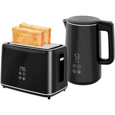 HOMCOM 1.5L 3000W Electric Kettle and Toaster Set - Kitchen Appliances HOMCOM 1.5L 3000W Electric Kettle and Toaster Set - Kitchen Appliances