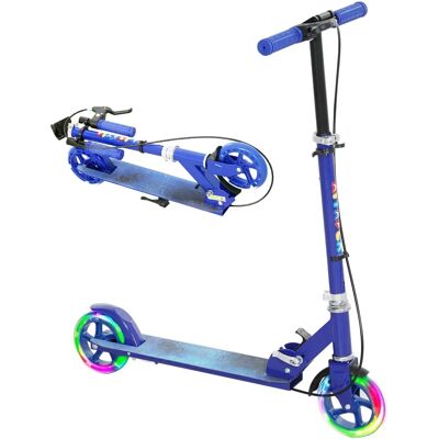 AIYAPLAY Scooter - Blue - Folding - Adjustable Handle - Scooter AIYAPLAY Scooter - Blue - Folding - Adjustable Handle - Scooter