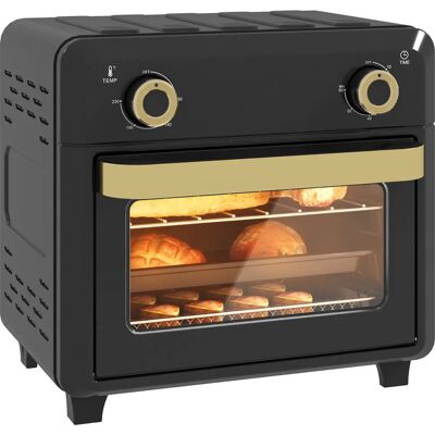 HOMCOM 10L Air Fryer Oven - Black - Air Fryer Oven HOMCOM 10L Air Fryer Oven - Black - Air Fryer Oven
