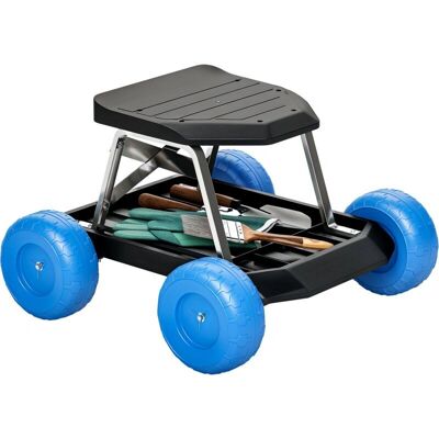 Outsunny - Garden Cart - Blue Outsunny - Garden Cart - Blue