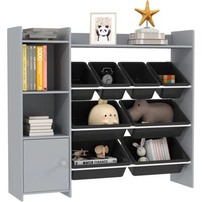 AIYAPLAY Toy Storage Unit with 8 Removable Bins - Toy Storage Unit AIYAPLAY Toy Storage Unit with 8 Removable Bins - Toy Storage Unit