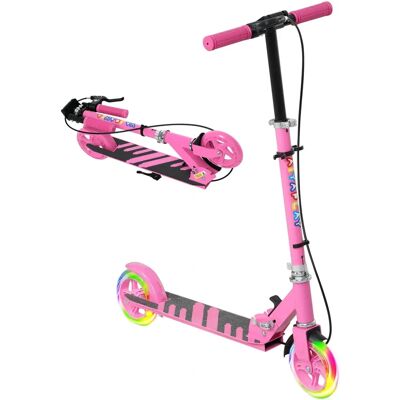 AIYAPLAY Kids Folding Kick Scooter - Pink AIYAPLAY Kids Folding Kick Scooter - Pink