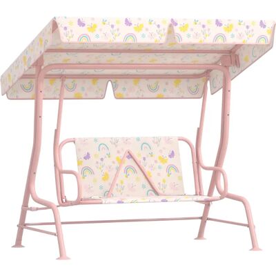 AIYAPLAY - Kids Swing Chair - Pink - Garden Swing Chair AIYAPLAY - Kids Swing Chair - Pink - Garden Swing Chair