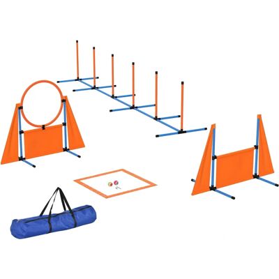 PawHut - Kit - 6-Piece - Orange - Dog Agility Equipment PawHut - Kit - 6-Piece - Orange - Dog Agility Equipment