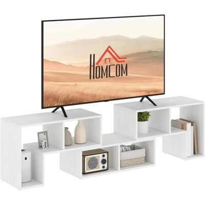 Homcom - 75In TV Unit - White - TV Stand Homcom - 75In TV Unit - White - TV Stand