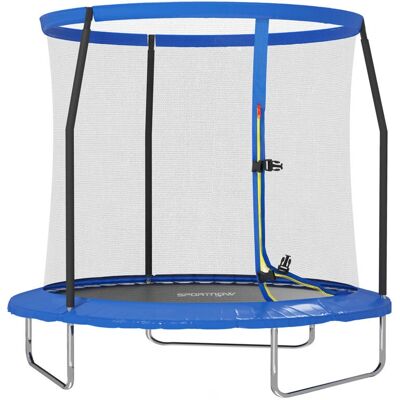 SPORTNOW - 8ft Trampoline - Blue - trampoline SPORTNOW - 8ft Trampoline - Blue - trampoline