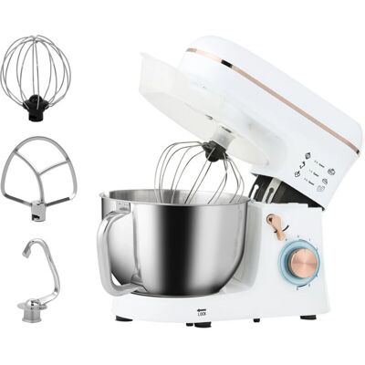 HOMCOM Electric Stand Mixer - White - Stand Mixer HOMCOM Electric Stand Mixer - White - Stand Mixer